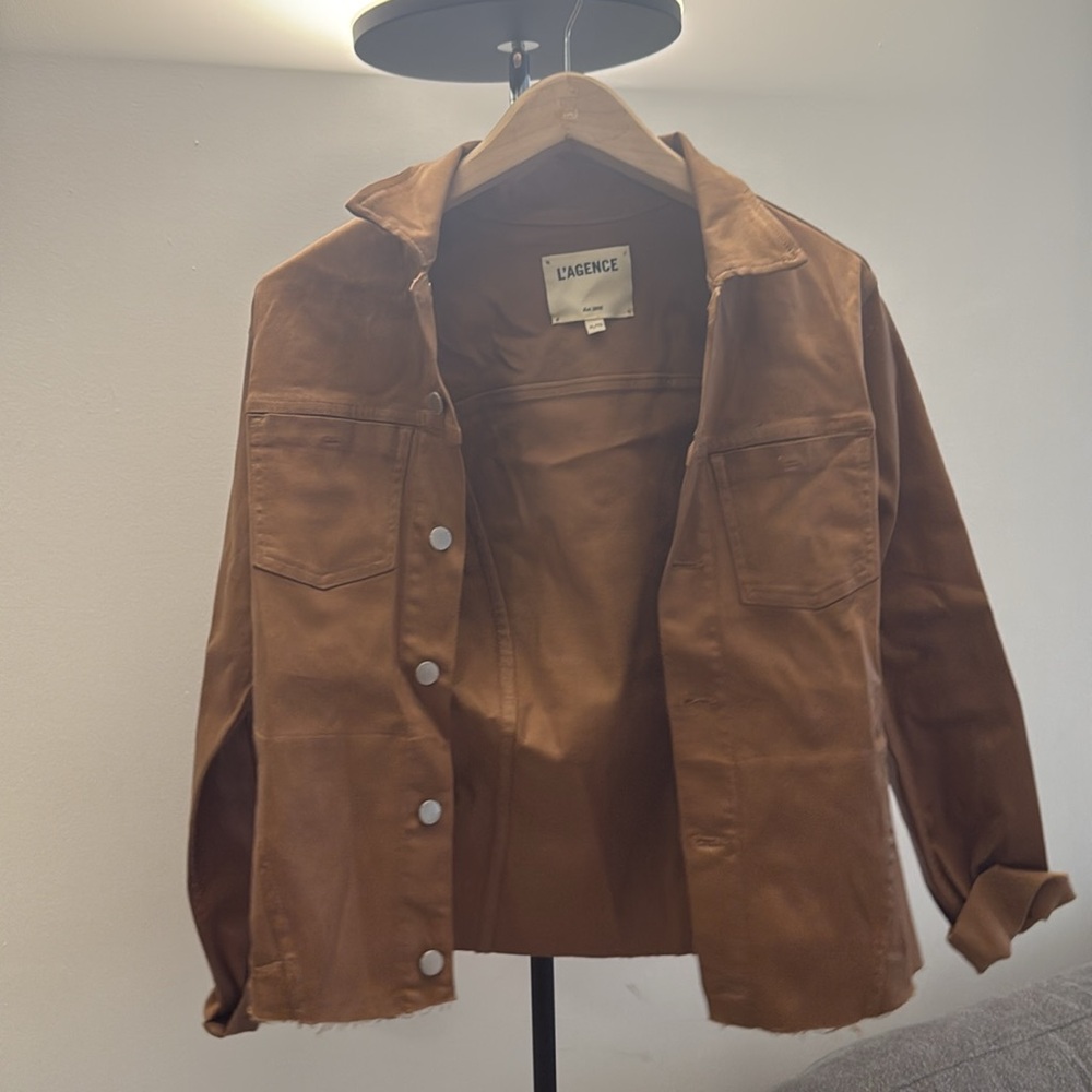 L’agence janelle slim raw jacket